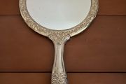 vintage hand held mirror