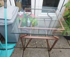 glass table