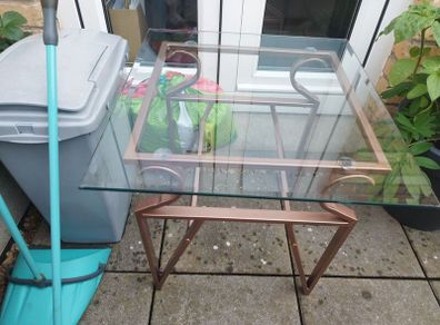 glass table