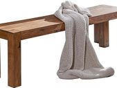 Dining Room Bench Solid Wood Sheesham 120cm
