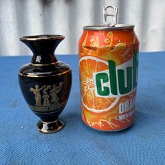 Greek Vase hand painted with 24K Gold
