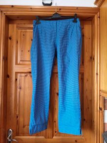 Blue polka dot Stehmann trousers