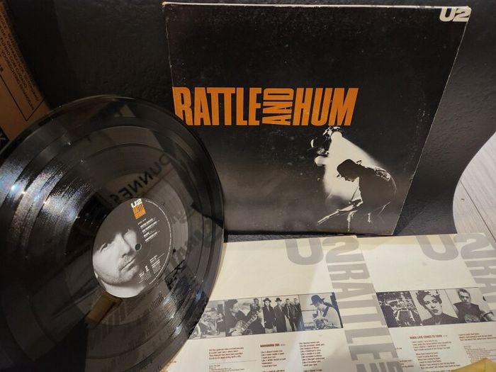U2 Rattle And Hum Vinyl Record Island Uc27 2xLP