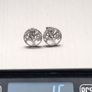 Vintage 925 Sterling Silver Tree Of Life Earrings Image 10