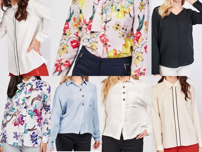 blouses 3e each