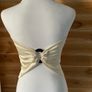 Waistcoat halterneck top  Karen Millen elegant occasion cream size 10 Image 7