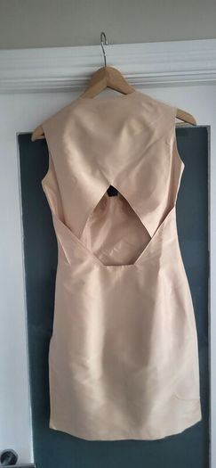 Marios Schwab contemporary natural bodycon Sz S (Fit 8-10UK) - Rrp 495 (New)