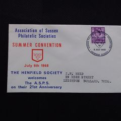 Great Britain : Association of Sussex Philatelic Societies - Summer Convention - Henfield 1968