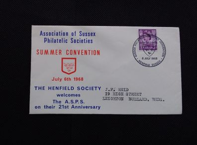 Great Britain : Association of Sussex Philatelic Societies - Summer Convention - Henfield 1968