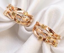 Diamonds Champagne Diamond Earrings