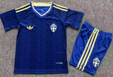 Sweden Away Kids Kit