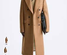 Zara wool coat , new, size M