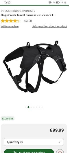 dog harness size med