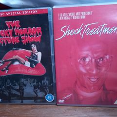 Rocky Horror Picture Show & Sequel Shock Treatment DVD Bundle Cult Musical Movies
