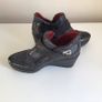 Jose Saenz Ladies Navy Blue Leather bootie wedge size 5 Eu 38 Image 3