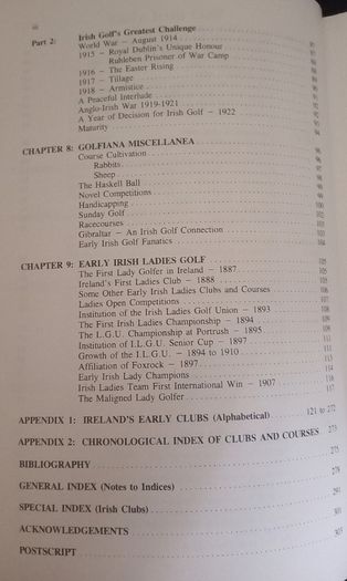 Early Irish Golf Book First Edition