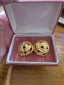 Vintage Golden Tone Earrings