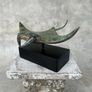 Manta Ray (33cm) - Patinated Bronze Image 3