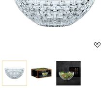 nachtmann Bossa Nova finest crystal glass bowl brand new no box