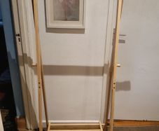 Bamboo Clothes Rack
