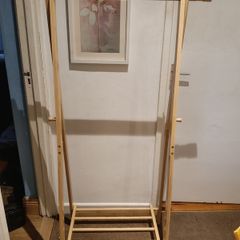 Bamboo Clothes Rack