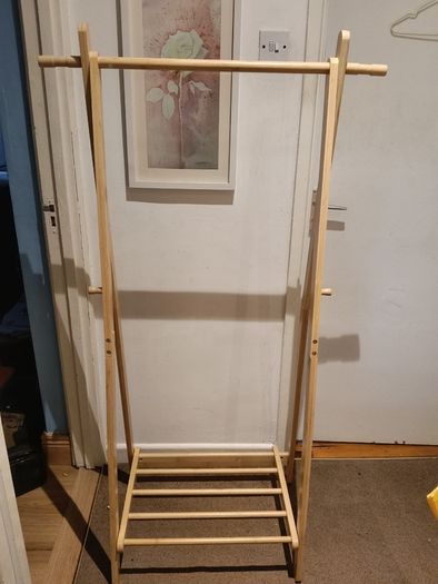 Bamboo Clothes Rack