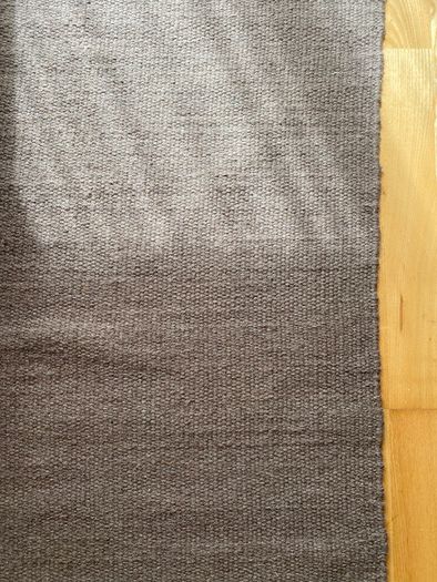 Brown Woven Wool Rug