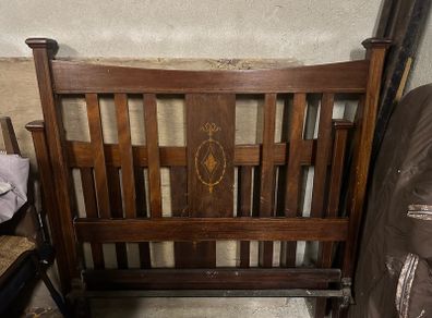 Mahogany Bed 4 foot