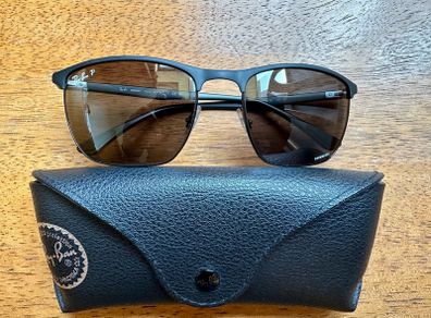 RayBan RB3686 Polarised Sunglasses Matte Black