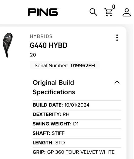 New Ping G440 (3) Hybrid / Rescue club