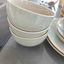 Belleek Living Dinnerware Set Pale green  Speckled Glaze Image 2
