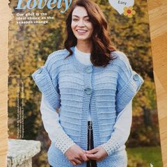 A Knitting Pattern - Cosy Gilet - E