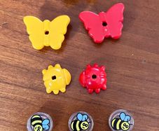 Lego Ladybirds, Butterflies and Bees