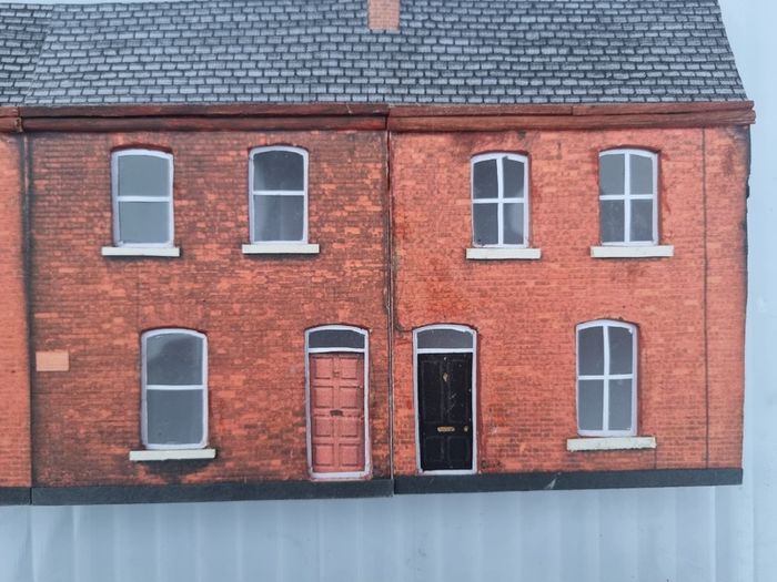 Irish redbrick terrace