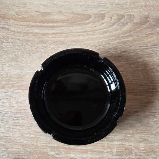 Vintage 1990s West Black Ashtray