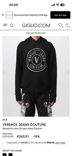 Versace hoodie