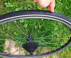 back wheel 28 inches