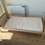 Ikea Sniglar kids bed frame with mattress Image 2