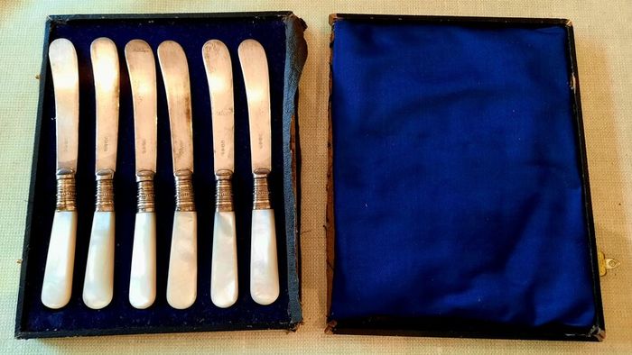 Antique Butter Knives - full set of 6