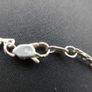 Vintage Disco Era 925 Sterling Silver Bib Necklace 27,4g  L-18" Image 7