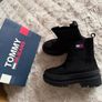 Tommy Jeans Black Chelsea Boots Size 39/6 Chunky Platform Image 8
