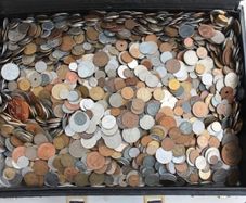 Random selection of 15 world coins