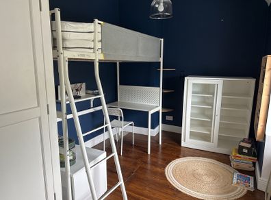 Ikea Vitval Loft Bed with Desk