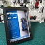 Williams F1 Frame with Carlos Sainz 1:64 Replica Image 2