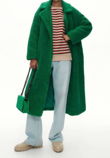 Reserved faux shearling coat