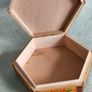 Antique Vintage Wooden Wood Box Holder Case Chest Image 5