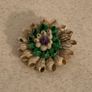 Vintage Seashell Flower Cluster Brooch Image 3