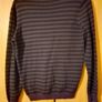 Purple and black striped jumper. Size M. Image 2