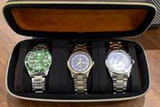 3-Slot Watch Storage Case, new, unopened.
