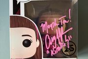 Funko Pop Kimberly 671 Pink Ranger - Signed Autograph Amy Jo Johnson COA Power Rangers